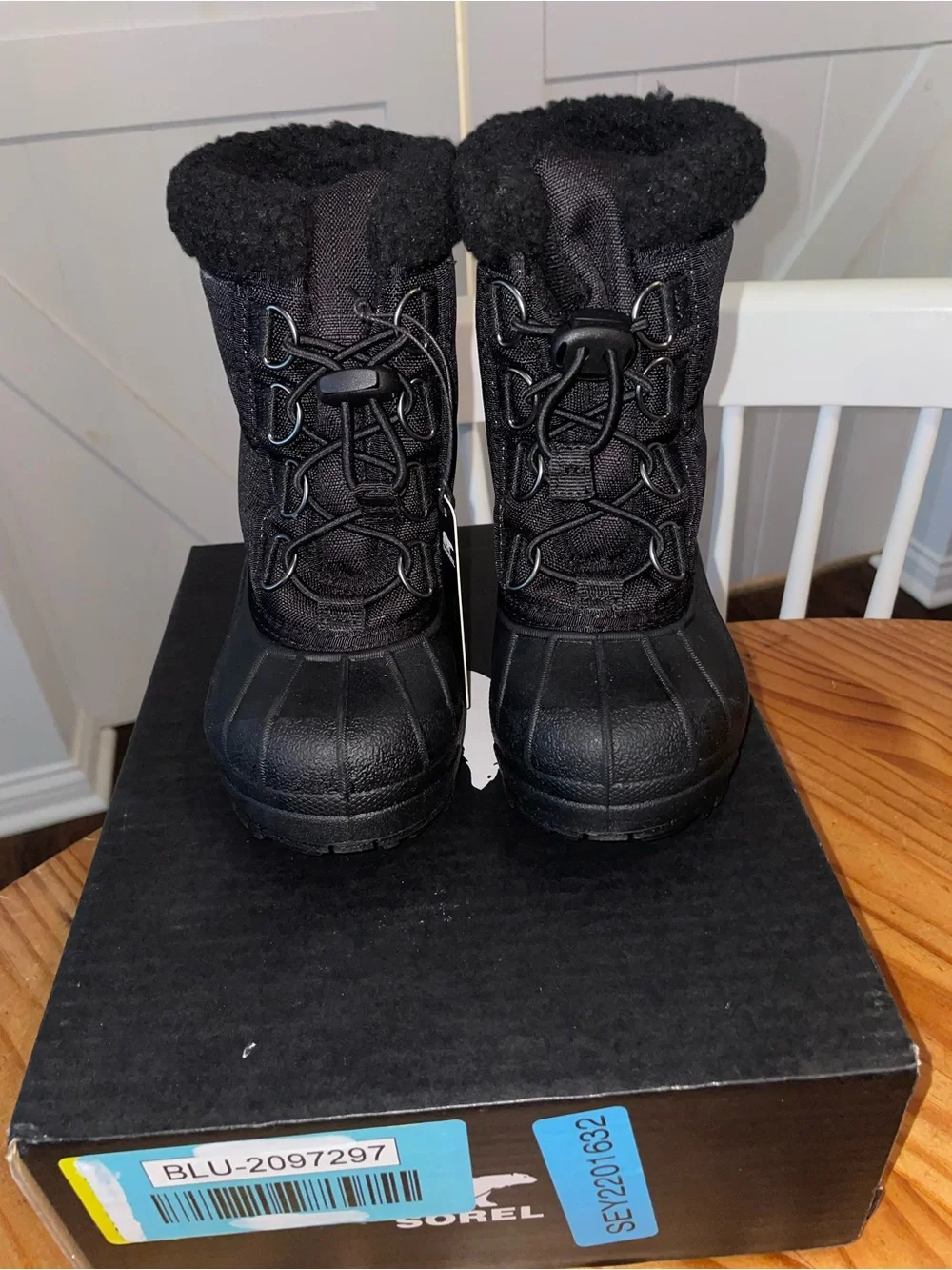 Sorel Cumberland Black Boots Toddler Waterproof Snow Boot  SZ 9 NWB